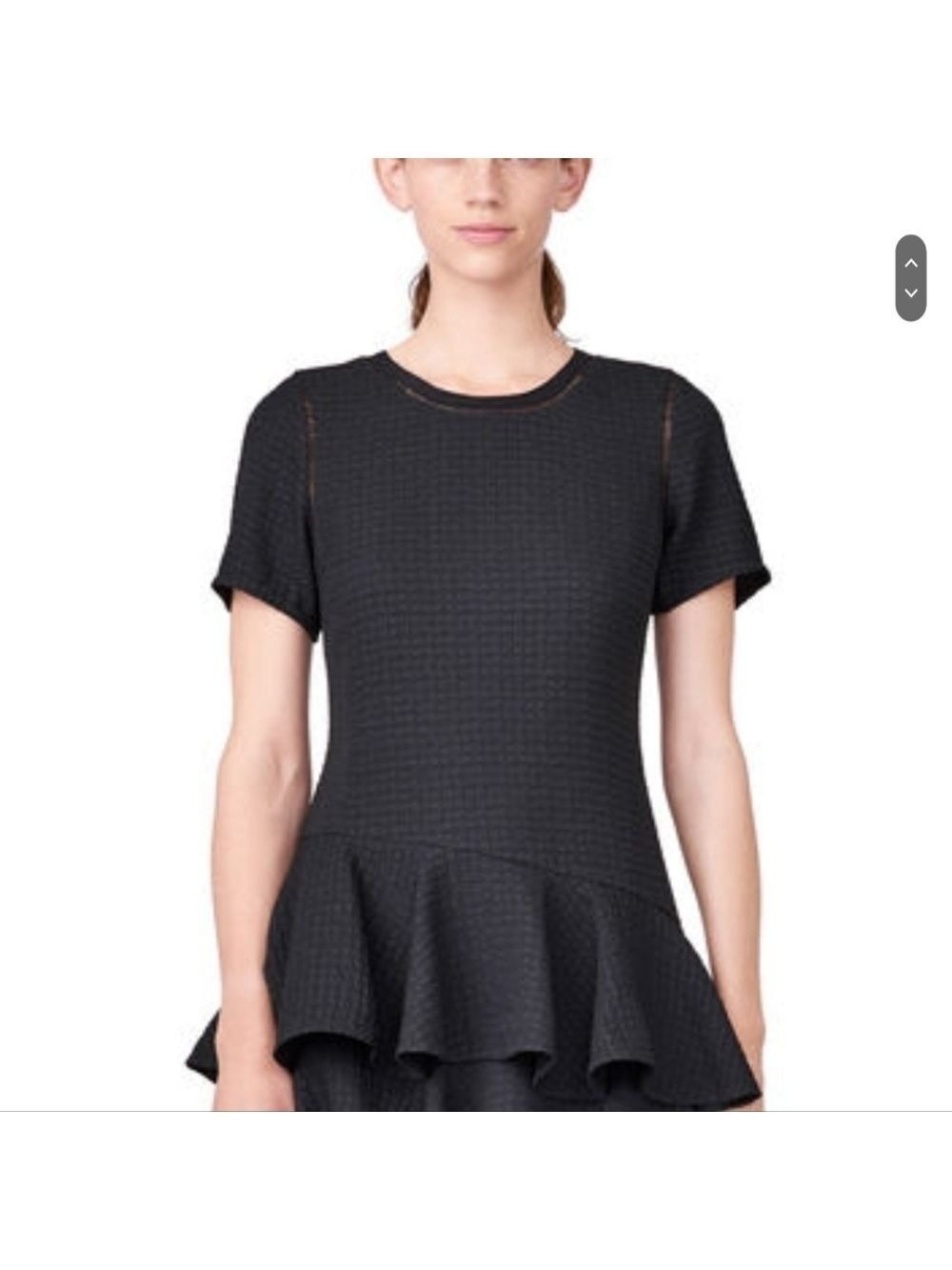 Rebecca Taylor Black Jacquard Dress Size 0